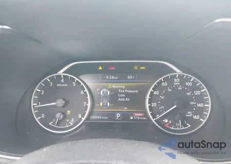 2016 Nissan Maxima 3.5 S z USA, uszkodzony, nr VIN 1N4AA6AP4GC420424